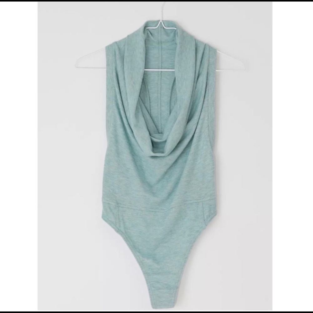 NWT UO Out From Under Cassey Cowl Neck Bodysuit - Picture 2 of 6